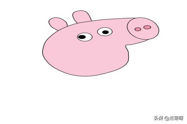 三只小猪盖房子的故事简笔画